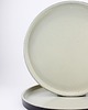 talerze, miski Talerz ceramiczny czarno-szary 1