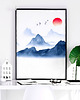 plakaty Plakat Tryptyk Górska Harmonia Zen 1
