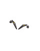 kolczyki srebrne Kolczyki srebrne Geommetry GEMstone / black silver earrings 2