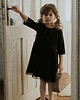 sukienki dla dziewczynki Elegancka sukienka odcinana w talii MARY, czarna 4
