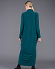 sukienki midi damskie Emerald front knot dressi 4