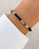 bransoletki z kamieni naturalnych Talizman - czarny turmalin, malachit, cytryn, labradoryt 4
