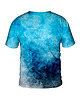 t-shirt damskie Damski T-shirt DR.CROW Blue Grunge 1