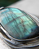 bransoletki wire wrapping Wielobarwny  labradoryt      - BRANSOLETA MANKIET - CUFF 6