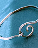 bransoletki wire wrapping miedziana ze spiralą 1
