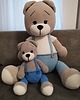 misie i maskotki Duży szydełkowy miś (80cm) 9