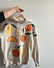 bluza z kapturem damska Bluza dresowa z aplikacjami Cytrusy 3