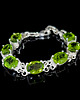 bransoletki srebrne Barokowe peridoty 3