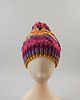 czapki damskie 6916 Dzianinowy Zestaw Winter Sunset: Czapka i Komin 3