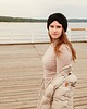 opaski do włosów Czarna opaska turban z grubej wełny peruwiańskiej 5