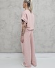 komplety damskie Chiara oversizowy komplet bezrękawnik i spodnie wide leg Powder Pink 3