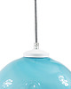 lampy wiszące Szklana lampa wisząca MEDUSE turkusowa 4