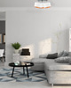 plafony Lampa sufitowa do salonu w stylu glamour DAKOTA GOLD 3