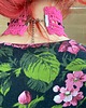 chokery Różowy koronkowy choker szydełkowy 2