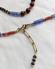korale Choker z Kamieni Stal Szlachetna Kolorowy Naszyjnik Boho 3