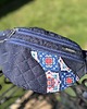 saszetka nerka Nerka XL Broken Mosaic / granatowa + miniportfel gratis 2