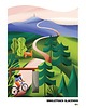 plakaty Plakat Rowerowy  Singletrack Glacensis 1