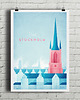 plakaty Sztokholm - vintage plakat 50x70 cm 2