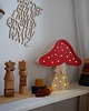 lampy do pokoju dziecka Drewniana Lampka Muchomor 1