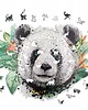 puzzle dla dzieci PUZZLE DREWNIANE DUŻA PANDA 550 elementów XXL 2