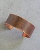 bransoletki - inne Bransoletka miedziana ze żłobieniami patynowana 17,7x2,6 cm 2