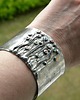 bransoletki wire wrapping Kolorowe cyrkonie    - BRANSOLETA MANKIET - CUFF 5