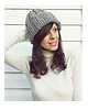 czapki damskie Szara czapka beanie z wełną Alpaka 2