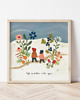 grafiki i ilustracje Life is better with you - wydruk artystyczny 1