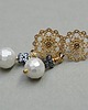 kolczyki pozłacane Kolczyki pozłacane Pearls /white/ perły vol. 20 4