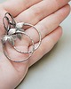 kolczyki wire wrapping Orchid  circle vol. 2 - kolczyki 4