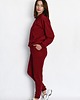 komplety damskie Dresy damskie bordowe 3