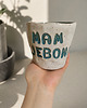 kubki Ceramiczny kubek handmade z napisem "MAM WYJEBONGO" 1