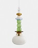 lampy wiszące Lampa wisząca szklana artdeco prl vintage retro żyrandol kryształ 1