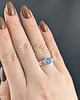 pierścionki srebrne Pierścionek retro akwamaryn 5