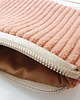 portfele damskie Sztruksowy portfelik card holder Brzoskwiniowy 2