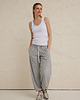 spodnie dresowe damskie Spodnie BELL gray terry 2