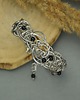 bransoletki wire wrapping Bransoleta szeroka czarny onyks wire wrapping stal chirurgiczna 2