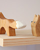 klocki i zabawki drewniane Leśne zwierzęta - zestaw drewnianych zabawek - Niedźwiedź, Lis, Zając 2