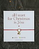 bransoletki na sznurku All I Want For Christmas Is You - Bransoletka z kamieniami miesiąca 4