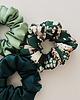 gumki do włosów Satynowa gumka do włosów scrunchie Kwiaty RÓŻNE MODELE 4