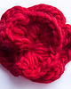 spinki i klamry do włosów 100% MERINO Czerwona RÓŻA SPINKA BROSZKA PIN 2