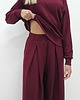 komplety damskie Sarai wygodny komplet bluza i szerokie spodnie z zakładkami Cherry 5