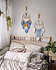 łapacze snów Duży brzoskwiniowy łapacz snów z personalizowanym napisem, metryczka 1