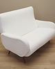 sofy i szezlongi Sofa biała, włoski design, lata 70, produkcja: Włochy 7