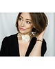 chokery Jedwabny kremowy  choker 1