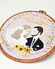 Ślub - inne Personalizowana pamiątka ślubna/rocznicowa, haft w oprawie vintage 2