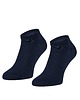 skarpetki damskie Granatowe stopki z merino wool 1