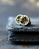 kolczyki wire wrapping Srebrne kolczyki wkrętki z pirytem, wersja większa 1