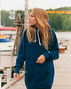 bluza z kapturem damska Bluza LUZAK granatowy 6