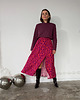 bluzki z długim rękawem damskie Longsleeve Art mauve wine 2